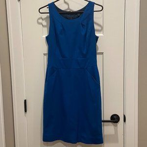 J. Crew Blue Midi Dress sz 4